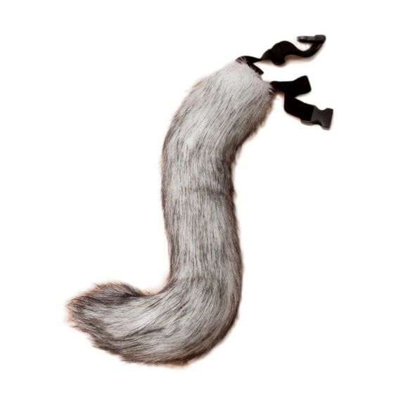 ZLSLZ Unisex Fluffy Faux Fur Fox Tail For Cosplay Costume ball Halloween Party Xueshan