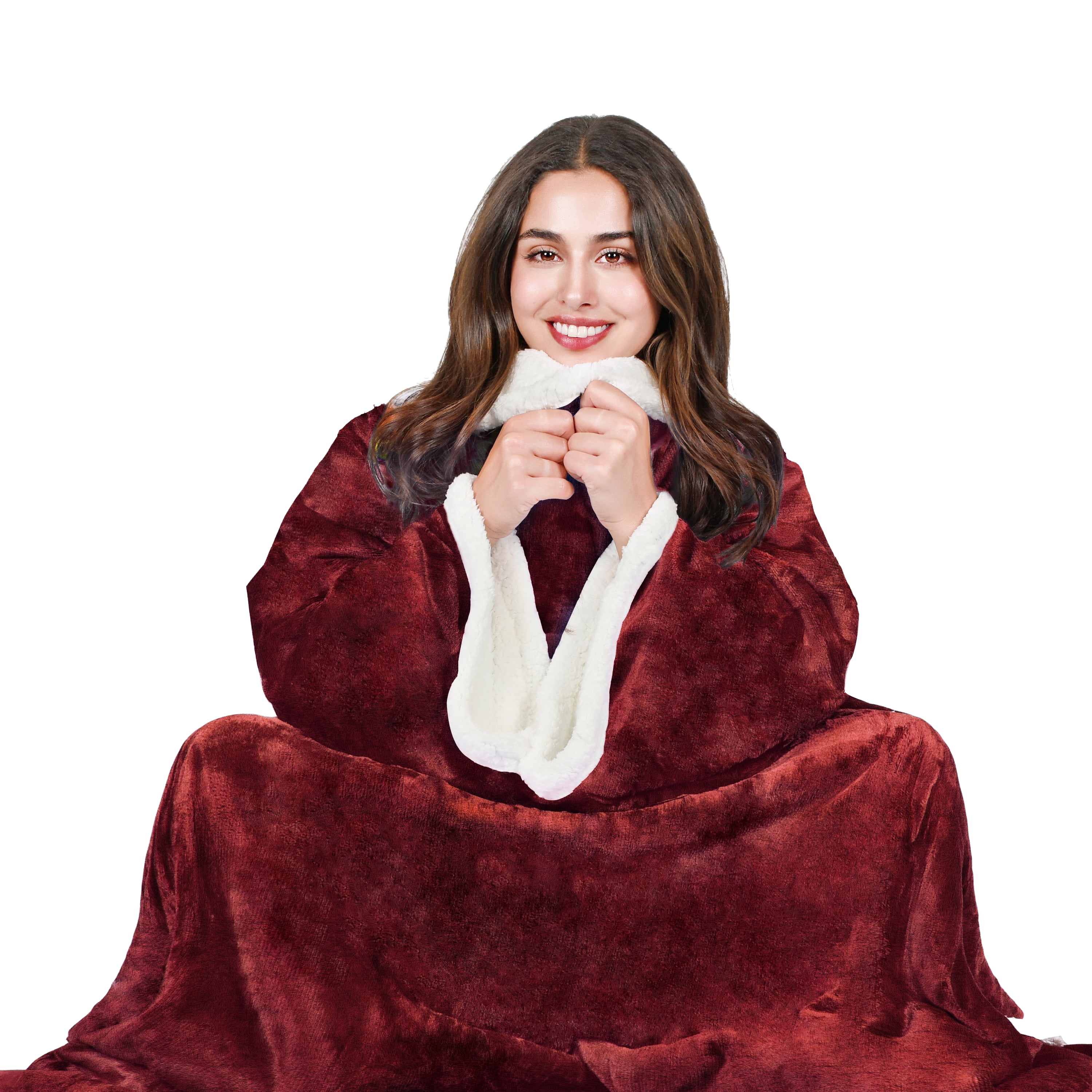 Children's BATAMANTA fleece blanket with sleeves robe SILLON sofa or bed  seen on children's TV size single batin child girl winter - AliExpress