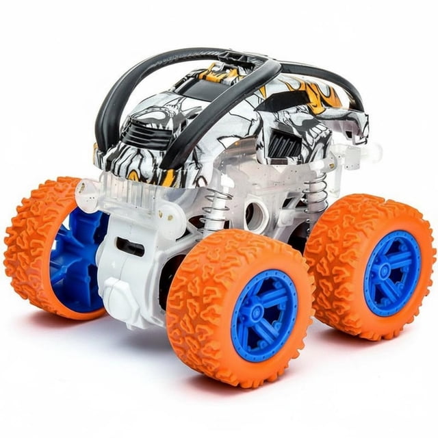 predolo Coche Todoterreno de Juguete Coche de Inercia 4x4 para Niños, Exteriores