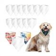 thumbnail image 2 of 36 PCS Sublimation Blank Dog Bandana,DIY Holiday Dog Scarf, 2 of 7