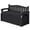 Black, variant on Devoko 82 Gallon Storage Patio Bench with Cushion and Deck Box Organization Storage Combi for Patio, Garden