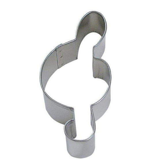 4” Treble Clef Music Note Metal Cookie Cutter