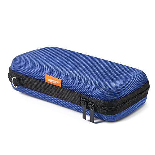 GLCON Portable Protection Hard EVA Case for External Battery,Cell Phone,GPS,Hard Drive,USB/Charging Cable,Carrying Bag Mesh Inner Pocket,Zipper Enclosure n Durable Exterior,Universal Travel Pouch Bag