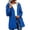 Blue—Jackets for Women, variant on Womens Rain Jackets Lightweight Hooded Windbreaker with Striped Lining Mid Long Zip Up Hoodies Casual Spring Fall Outdoor Jacket with Pocket Relax Fit Rain Coats Beige XXL
