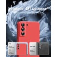 thumbnail image 4 of 3 in 1 for Samsung Galaxy S21 Case, with 2 Pack Screen Protector, with Full Camera Cover Protection，Liquid Silicone Slim Shockproof Protective Phone Case 6.2 inch (Red)……, 4 of 12