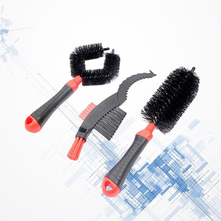 Masteelf 3Pcs Bike Chain Cleaner Kit for Motorbike Cleaning Red 16.5 x 5.8 x 5.8 in