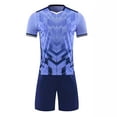 thumbnail image 3 of Kids Soccer Uniforms Mesh Breathable Quick Dry T Shirts and Shorts for Boys Girls Team Gym Game Soccer Jersey 2 Piece Sets 3-15 Years, 3 of 6
