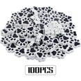 thumbnail image 2 of 100pcs Pet Dog Paw Print Shape Wood Beads Animal Puppy Footprint Wooden Spacer Beads Black and White Wood Craft Beads for DIY Jewelry Making Party Home Decoration Gifts, 2 of 7