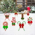 thumbnail image 6 of 8PCS Christmas Candy yard Decorations Plastic Outdoor Peppermint Lollipop Candy Signs with Stakes for Winter Holiday Christmas Outside Yard Pathway Lawn Decor Supplies, 6 of 9