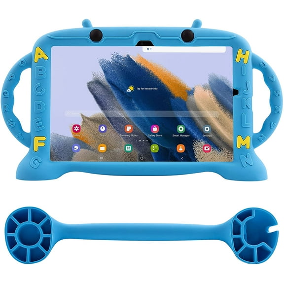 Golden Sheeps Kid Friendly Case Compatible for iPad 10th Generation 10.9 Inch 2022 Shockproof Ultra Light Weight Convertible Handle Stand Cover (Blue)