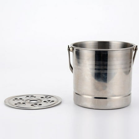 Homoyoyo Stainless Steel Ice Bucket with Lid Wine Beer Cooler for Parties and Events