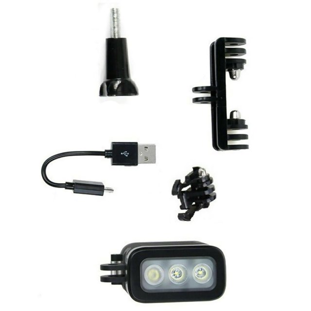 CNKOO Camera Repair Compatible LED Diving Light 300 Lumens 3 Modes Waterproof for Underwater Filming