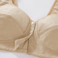 thumbnail image 2 of Jalioing Front Closure Bra Women's Full Coverage Wireless Breathable Comfort Plus Size Everyday Bra S-3XL, 2 of 6