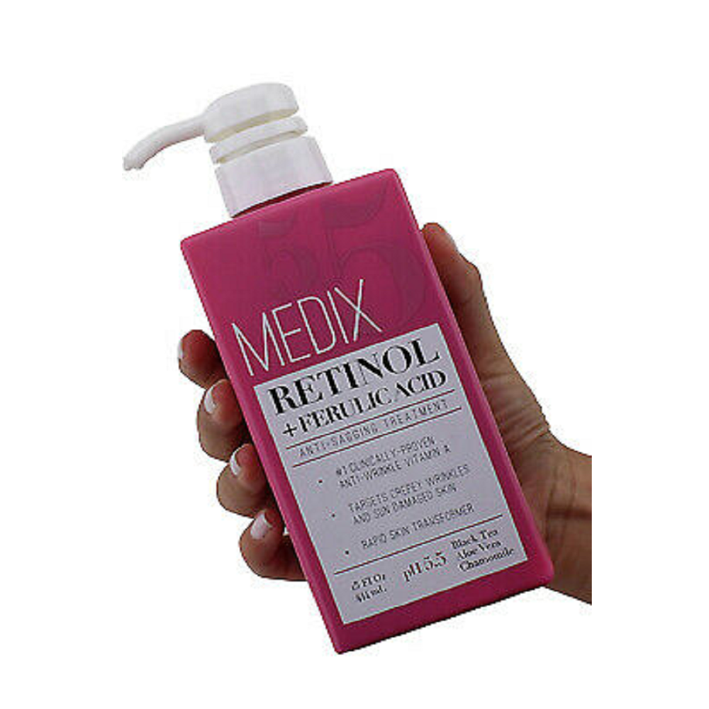 Medix 5.5 Retinol + Ferulic Acid Anti Sagging Treatment Cream 15 Fl Oz