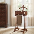 thumbnail image 2 of Butler Specialty Company Petrov Wood Valet Stand - Cherry Brown, 2 of 2