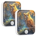 thumbnail image 2 of Owl Leaves Night Lights Plug into Wall LED with Auto Light Sensor Warm Light for Kids Hallway Bedroom Living Room Kitchen Bathroom Set of 2, 2 of 7