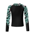 thumbnail image 3 of Zaldita Kids Girls Beach Swimming Rash Guard Set Long Sleeves Sun Protection Swimwear Bathing Suit Black 16, 3 of 7