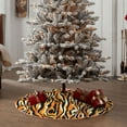 thumbnail image 4 of Sikiie Zebra Nativity Christmas Tree Skirt, Jesus Christian Winter Holiday Tree Mat Decoration(30-48IN)48", 4 of 6