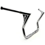 HTTMT- 10" Rise Ape Hangers Bars 1-1/4" Handlebars fit Compatible WithHarley Touring Electra Glide