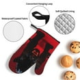 thumbnail image 3 of Cauagu Black Panther Red Background Print Oven Mitts and Pot Holders 4 pcs Set,Extra Thicken Long Kitchen Oven Glove Potholders BBQ Gloves-Oven Mitts and Pot Holders(11 Inch), 3 of 6