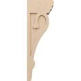 thumbnail image 3 of 6"W x 12"D x 36"H Thin Mayflower Rough Cedar Woodgrain TimberThane Corbel, Primed Tan, 3 of 6