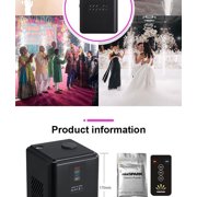 Mini Cold Spark Machine 4 Consumables included LCD Display System Remote Control