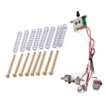 thumbnail image 1 of 1x Pots for Guitar PreWired 1 Volume 2 Tone Control & 8 Pcs M2.5X32MM Guitar Humbucker Pickups Screw and Spring, 1 of 8