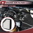 thumbnail image 2 of Filtro de aire del motor Unique Bargains Elemento de limpiador de aire No.1A1513Z40 para Mazda DG17V 1 Pc Larga vida para automóvil, 2 of 7