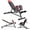Red, variant on CONCETTA Adjustable Weight Bench with Hyperextension Roman Chair – Incline, Decline & Flat Home Gym Bench for Full-Body Strength Training, Red