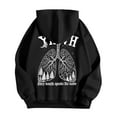 thumbnail image 6 of KHONTS Hooded Sweatshirt for Men YHWH Hoodies Shirt Inspirational Funny Letter Printed Graphic Pullover Tops Black XL, 6 of 6