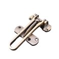 thumbnail image 1 of relayinert Door Latch Travel Lock Security Buckle Locking Zinc Alloy Keyless Bathroom Kitchen Hasp Drawer Cupboard Replacement Bronze, 1 of 6