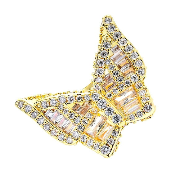 Fine Gold Butterfly Rings