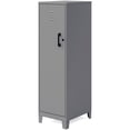 thumbnail image 1 of Solutions pour l'Espace Armoire de Rangement en Métal à 4 Tablettes de 53,38 Po H Arctique Argent, 1 of 11