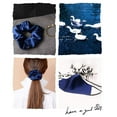 thumbnail image 5 of 100% Mulberry Silk-Scrunchies for Hair Sleep, Women Grils Silk Hair Ties for Frizz & Breakage Curly Hair, No Damage, Elastics Ponytail Holder, 3 Pack, 5 of 15