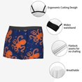 thumbnail image 5 of Kdxio Men's Boxer Briefs with Octopus Print - Comfortable and Breathable Underwear for Everyday Wear, 5 of 7