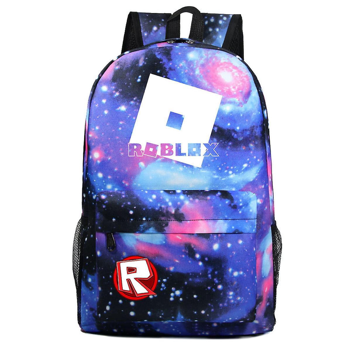 Anime Roblox Backpack Lightweight Travel Daypack Blue Galaxy