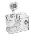 thumbnail image 1 of Cesta de ducha organizadora de baño con ventosa, impermeable, para cocina, lisa Blanco, 1 of 9