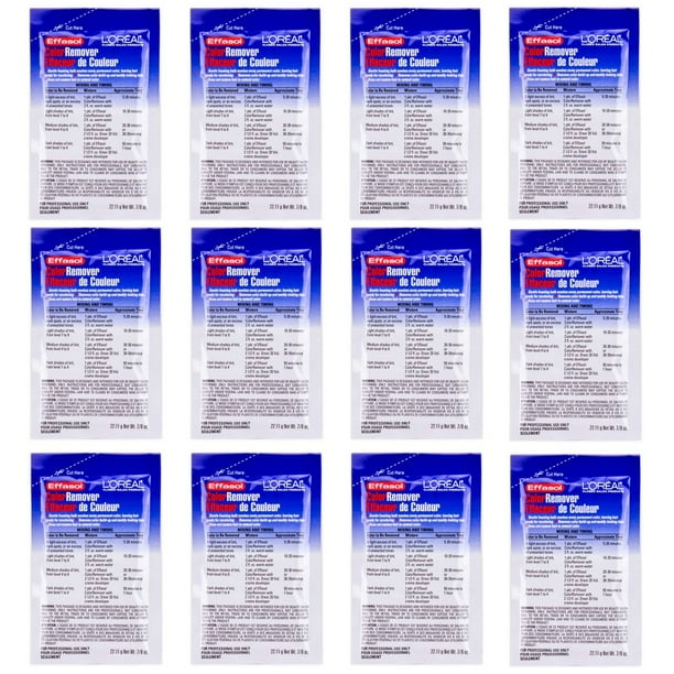 L'Oreal Effasol Color Remover Single Packet 7/8 oz HCLRL500500 (12