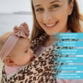 thumbnail image 5 of Baby K’tan Print Baby Wrap Carrier, Infant and Child Sling - Pre-Wrapped Holder for Babywearing - No Tying or Rings - Carry Newborn up to 35 lbs, Leopard Love (X-Large), Women 22-24, Men 47-52, 5 of 10