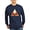 Navy, variant on CafePress - Delta Chi Associate Member Pin Long Sleeve T Shirt - Long Sleeve Dark T-Shirt