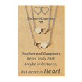 thumbnail image 4 of 4/3/2 x Collares colgantes de corazón hueco para mejores amigos, parejas, familia y mujeres, 4 of 5
