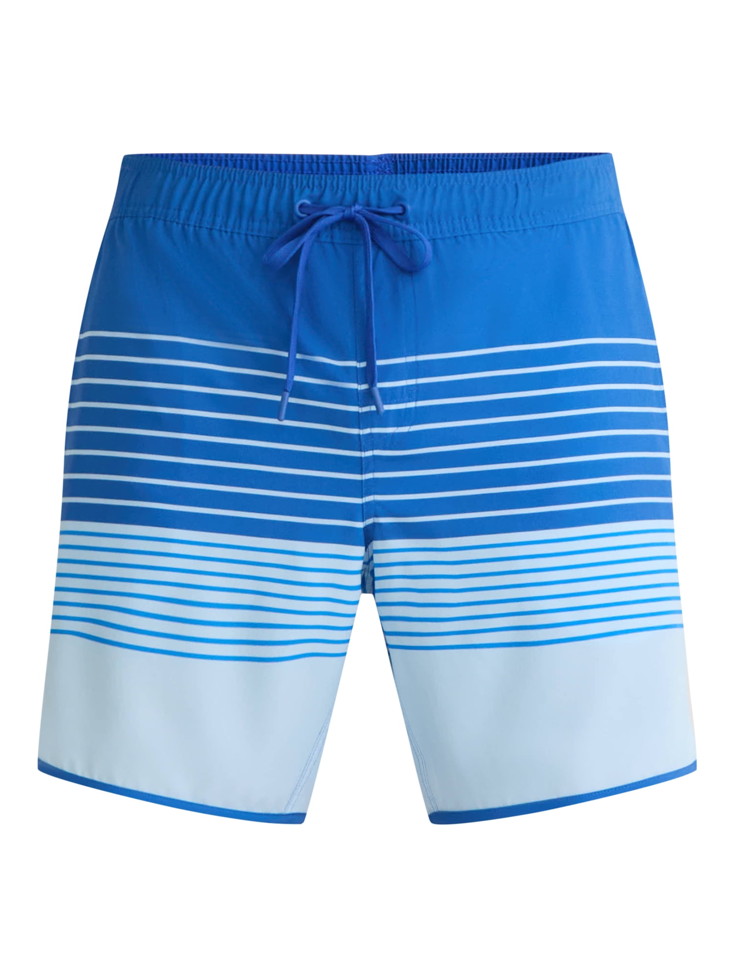 George Men's & Big Men's Dolphin Hem Swim Trunks, 7" Inseam, Size XS-3XL