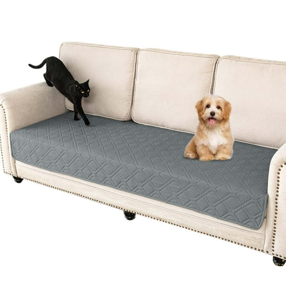 asddcavvf Couch Cover For Dogs Washable Non Dog Blanket For Couch Sofa Lightweight Furniture Protector Durable For Pet Cat Puppy With Non Bottom Grey 30x70IN Animal Couch Cover