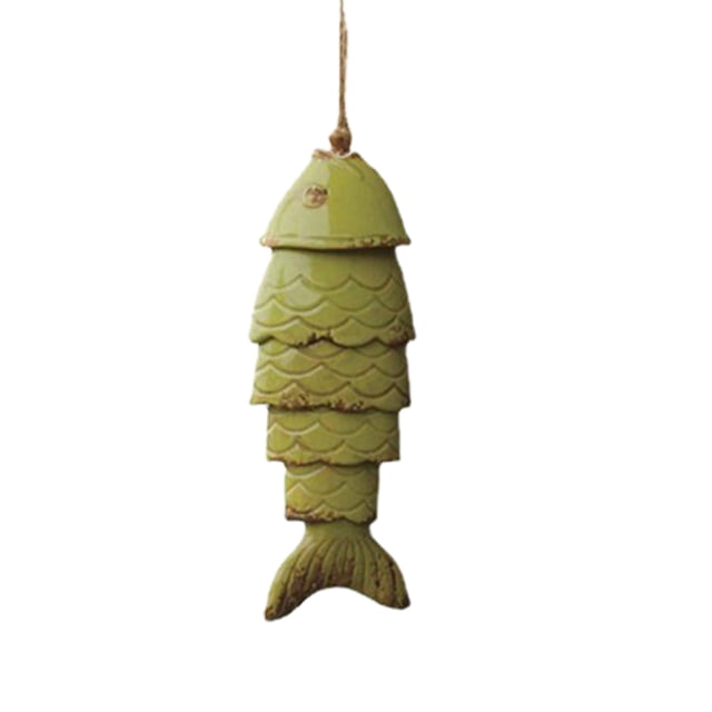 Carillón De Viento De Pez Koi Colorido, Colgante De Campanas De Viento De Resina Para Exteriores, Regalo De Navidad, Decoración Del Jardín Del Hogar seitruly BA001381-02