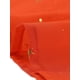 thumbnail image 5 of Vestido de fiesta de mujer Inspire Chic con escote en V, mangas largas, falda acampanada y estrellas doradas, color naranja, 5 of 6