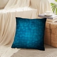 thumbnail image 4 of LALILO Throw Pillow Covers Tiles Blue Blue Navy Backdrop Checkered Cushion Cover 18" x 18", 2 Pack, 4 of 6