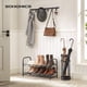 thumbnail image 2 of Zapatero SONGMICS de 2 niveles para armario, 8 pares, metal negro, 2 of 7