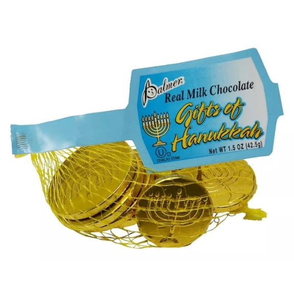 Palmer 123237 Real Milk Chocolate Coins 1.5 oz. Bag, Pack of 1