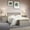 Gray wash, variant on Wood Slatted Full Double Size Bed | Furniture Dash