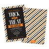 Trick or Treat Striped Personalized Halloween Party Invitations